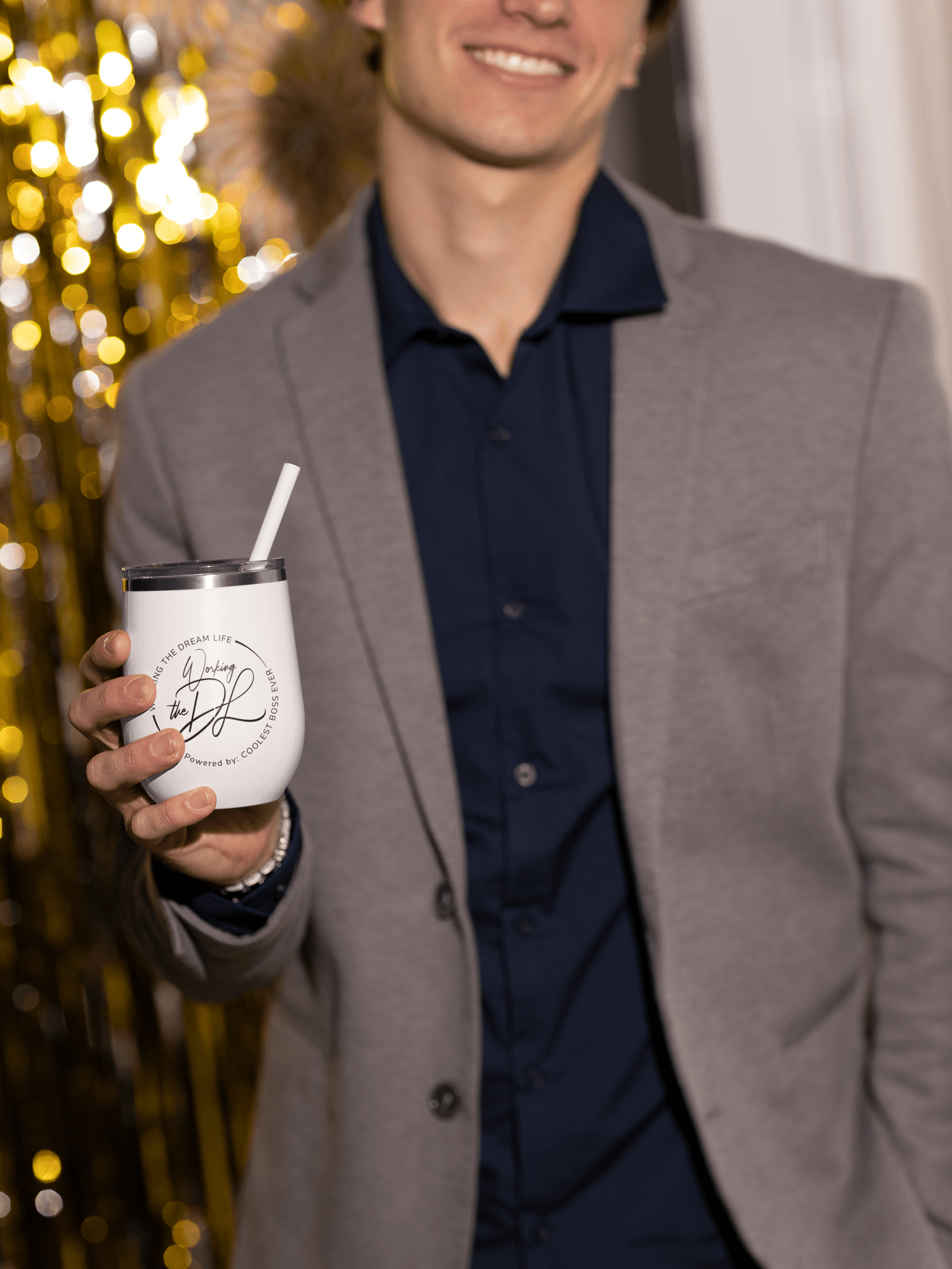 Insulated Wine Tumbler – Coolest Boss Ever | Luxe, Spill-Proof & Leadership-Ready product image (3)