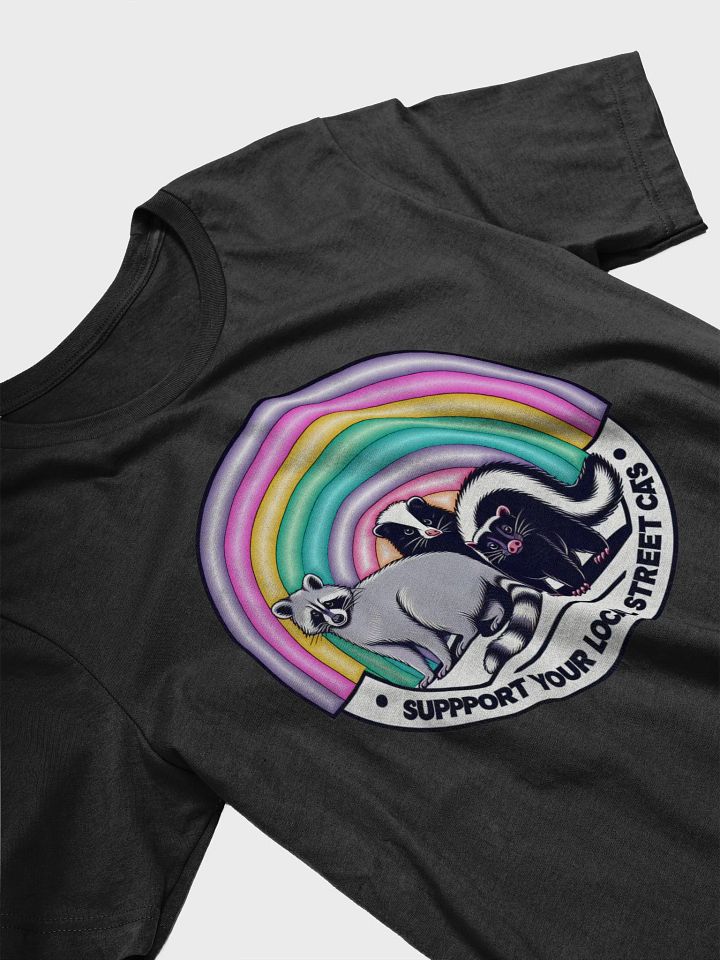 Funny Raccoons Support Your Local Street Rats T-Shirt product image (2)