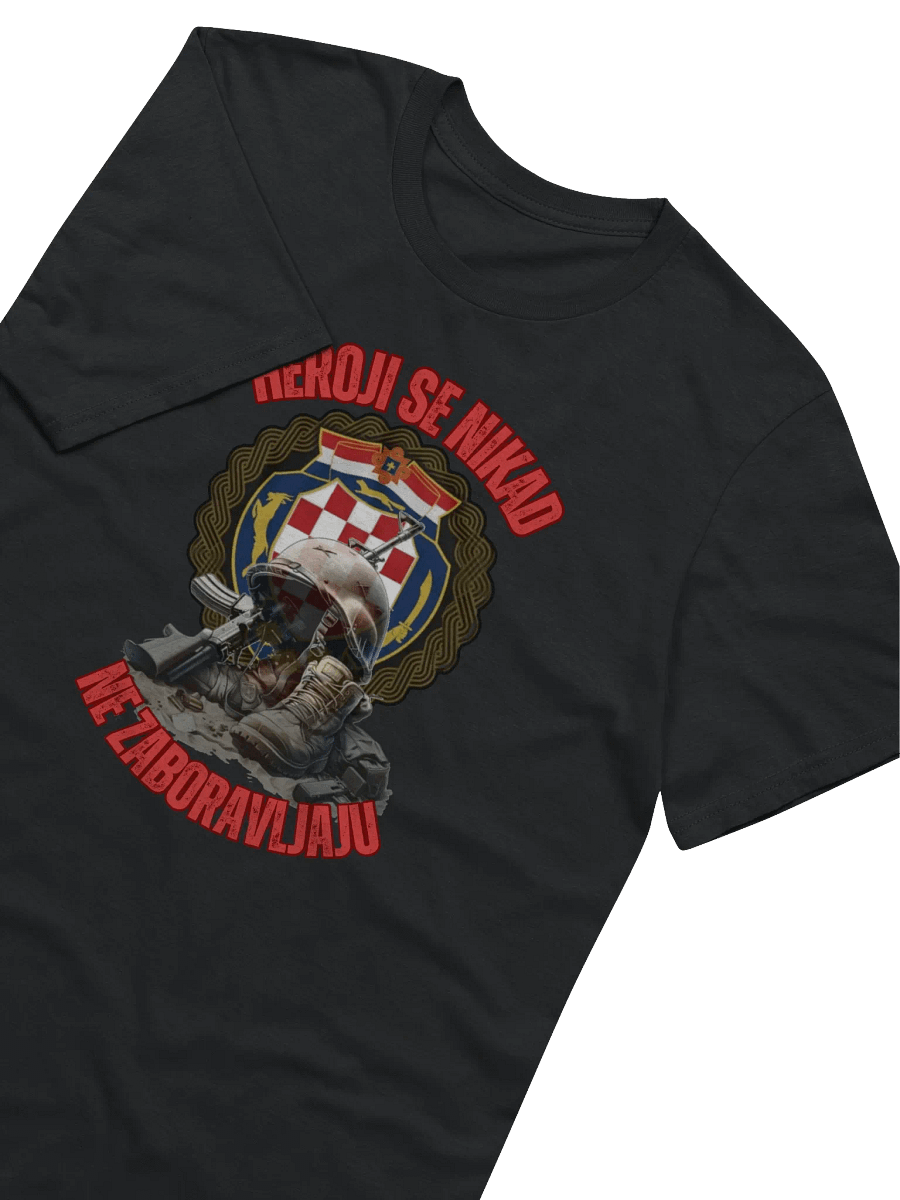Memorial Crest Military Heroji se nikad ne zaboravljaju T-Shirt product image (15)