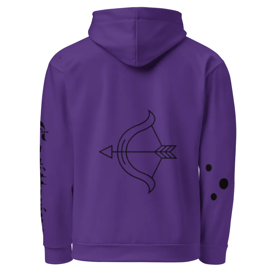 Purple Sagittarius Recycled Hoodie product image (11)