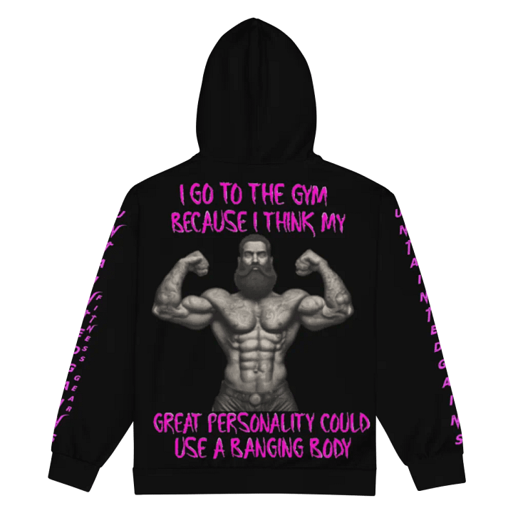 MY BANGING BODY zip up hoodie product image (2)