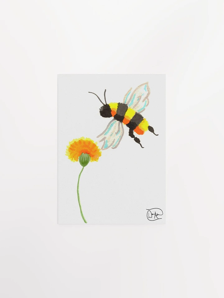 Beebert & The Dandelion Watercolour Print product image (1)