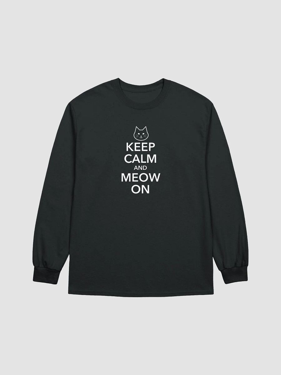 Keep Calm and Meow On Long Sleeve product image (7)