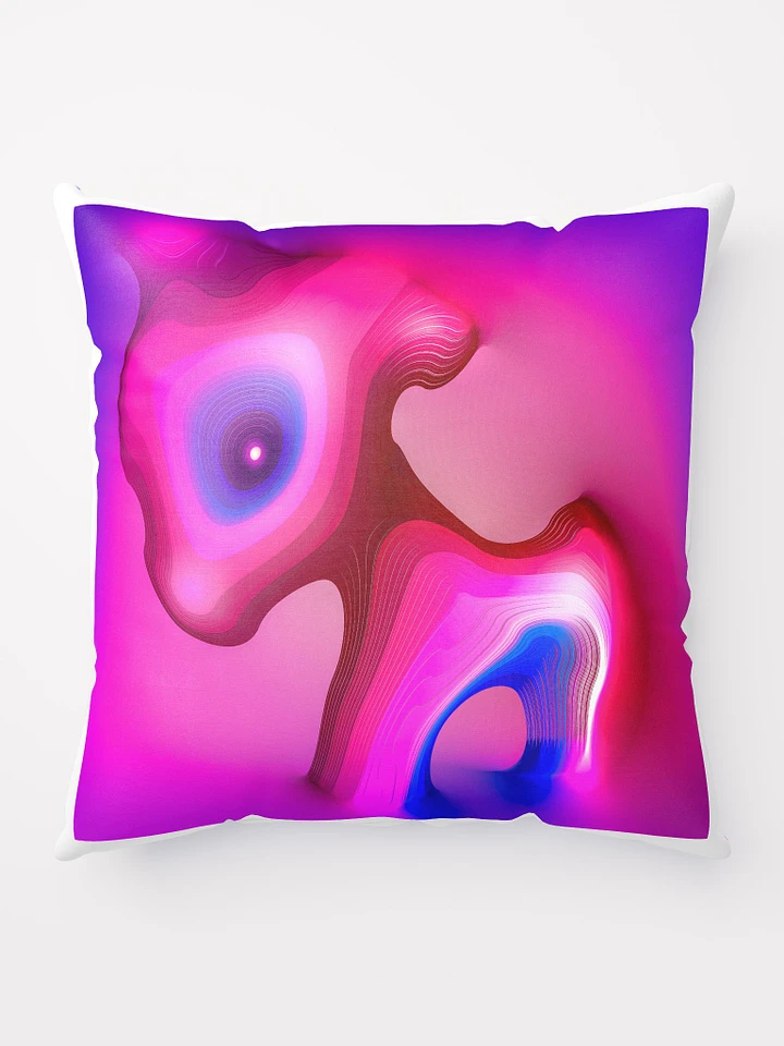 Baby Unicorn enchanting Algorithmic art Throw Pillow product image (1)