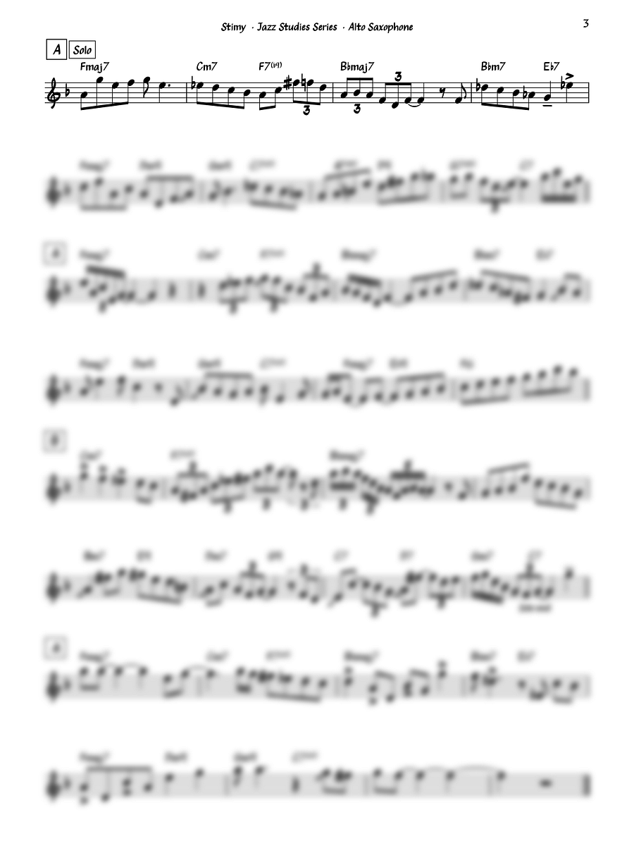 Stimy (Misty) for Alto Saxophone product image (3)