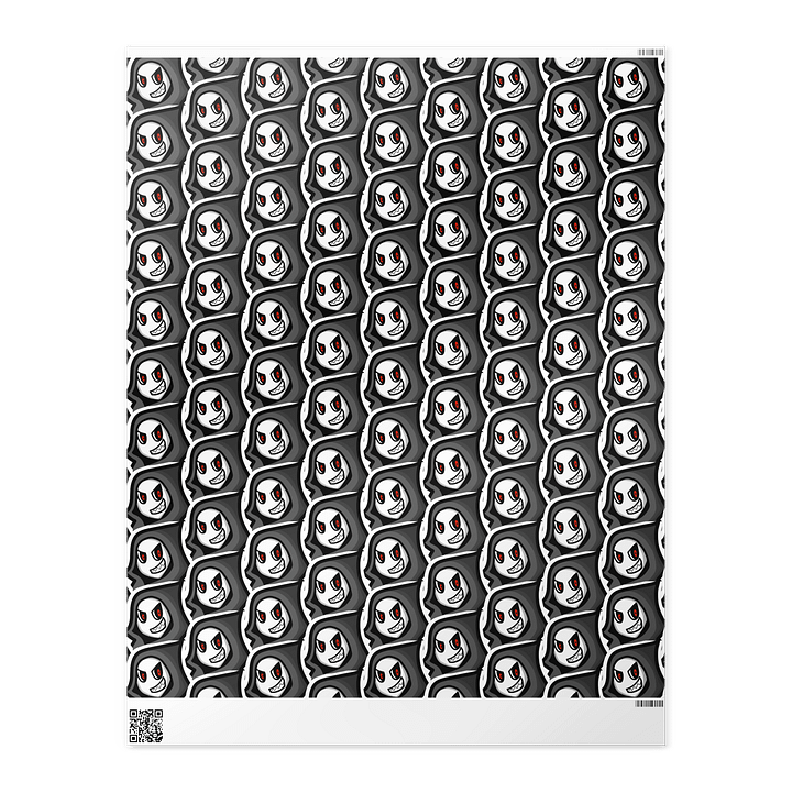 Grim Grin - Custom Printed Wrapping Paper product image (2)