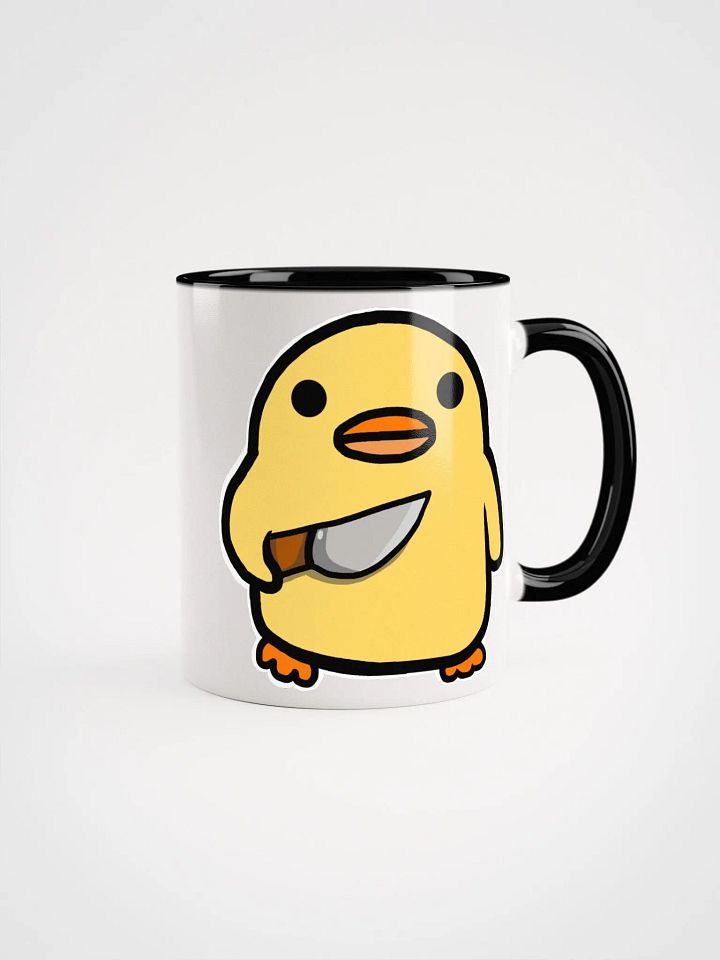 Stabby Duck Mug- Assorted Inside/ Handle Colors product image (2)