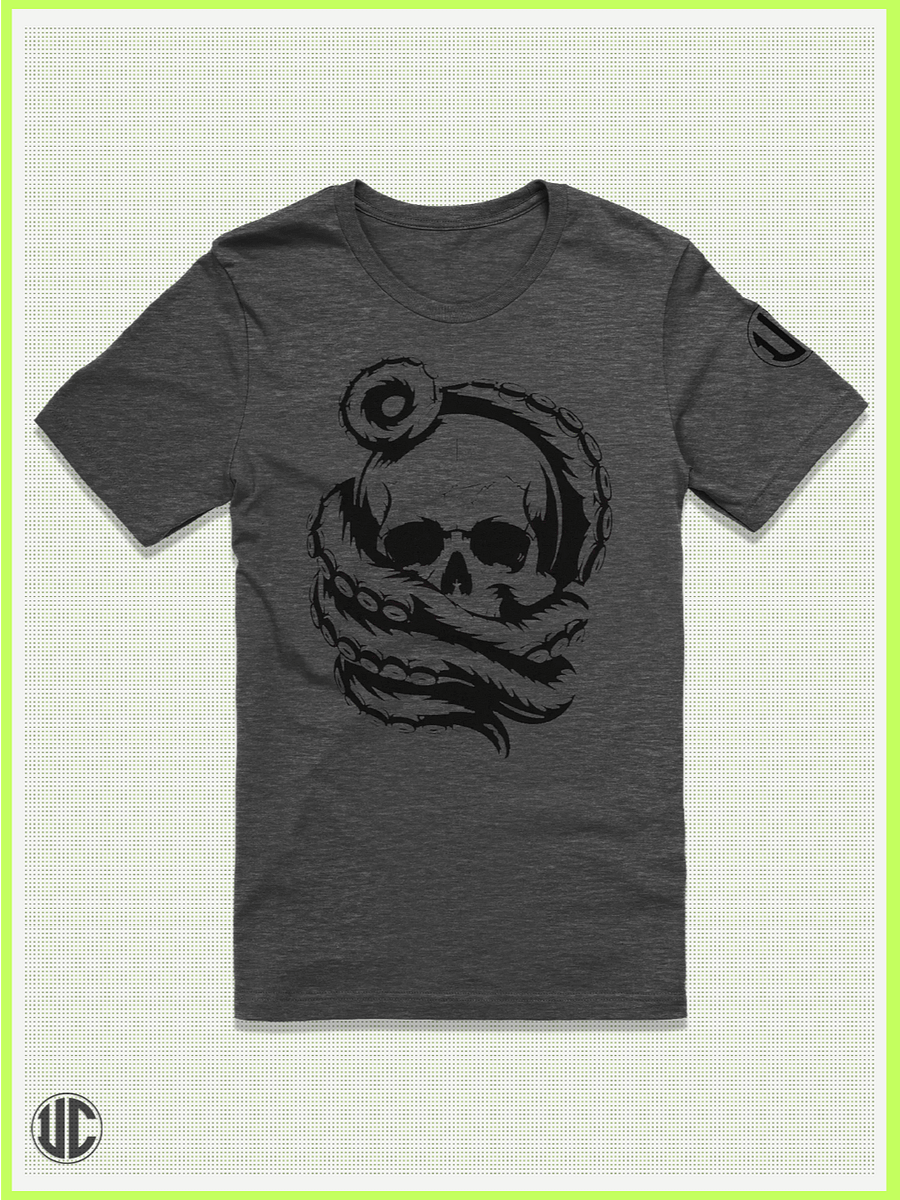 Deep Hold – Ocean Skull Tentacle Graphic T-Shirt product image (1)