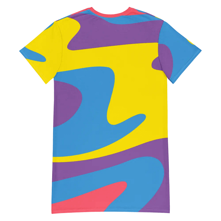Watercolor Wonder T Shirt Dress product image (2)