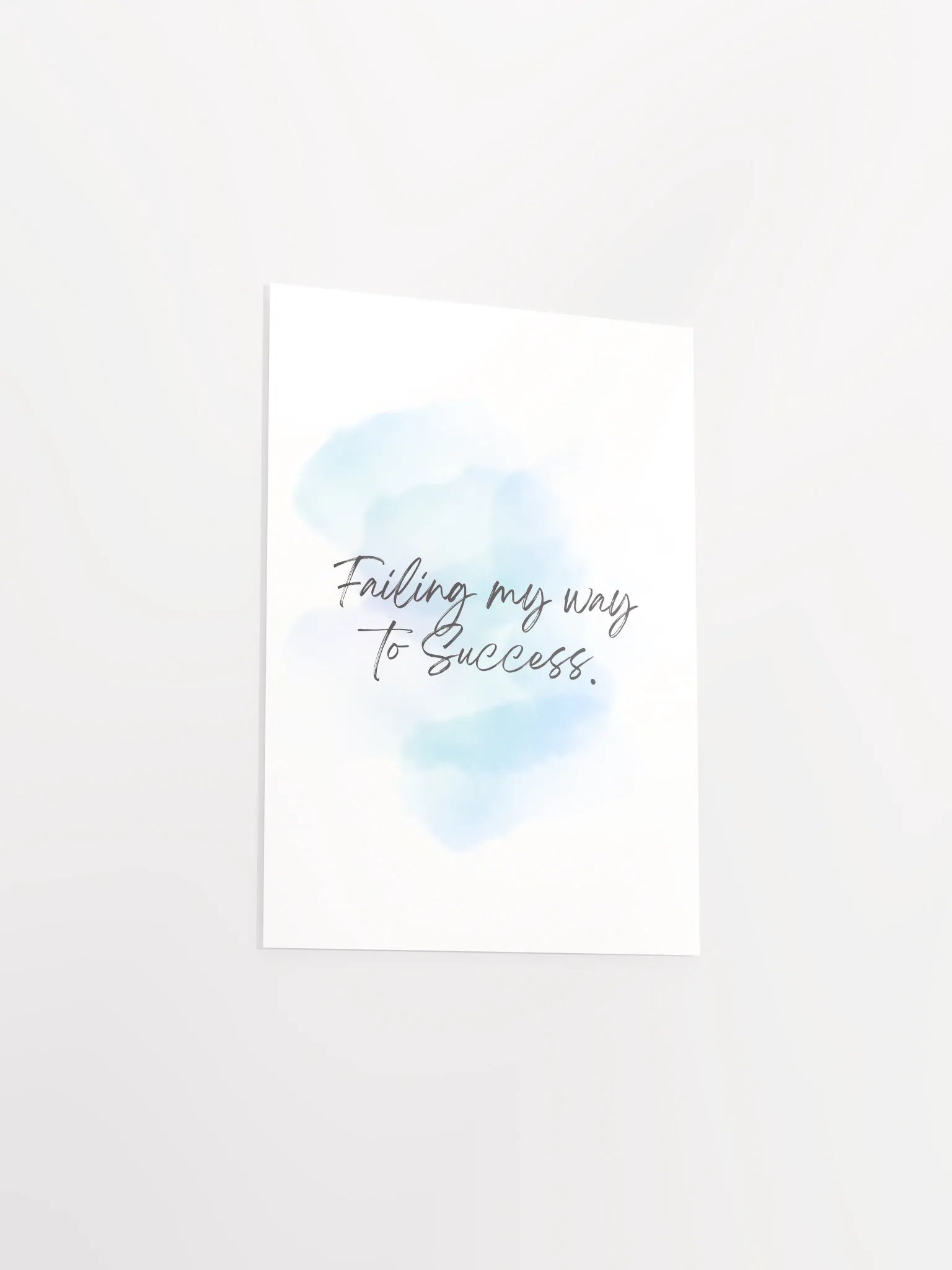 Failing My Way To Success Motivational Print product image (6)