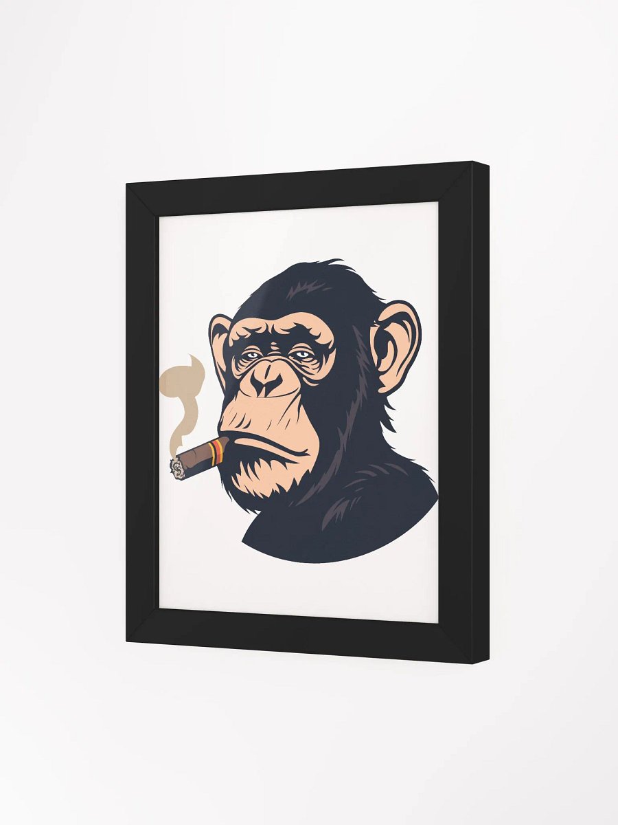 Badass Chimp - Framed Matte Poster product image (97)