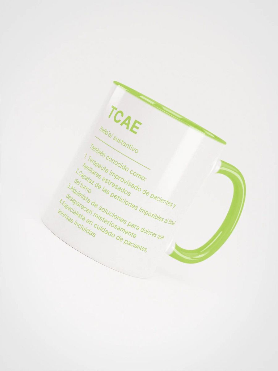 Taza TCAE Verde – Maestro de Soluciones al final del turno product image (4)