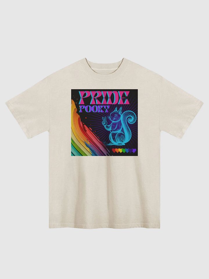 Pride Pooky Peace Oversized Tee product image (1)