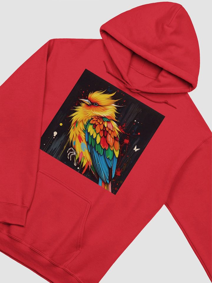Vibrant Bird Feathers Hoodie product image (2)