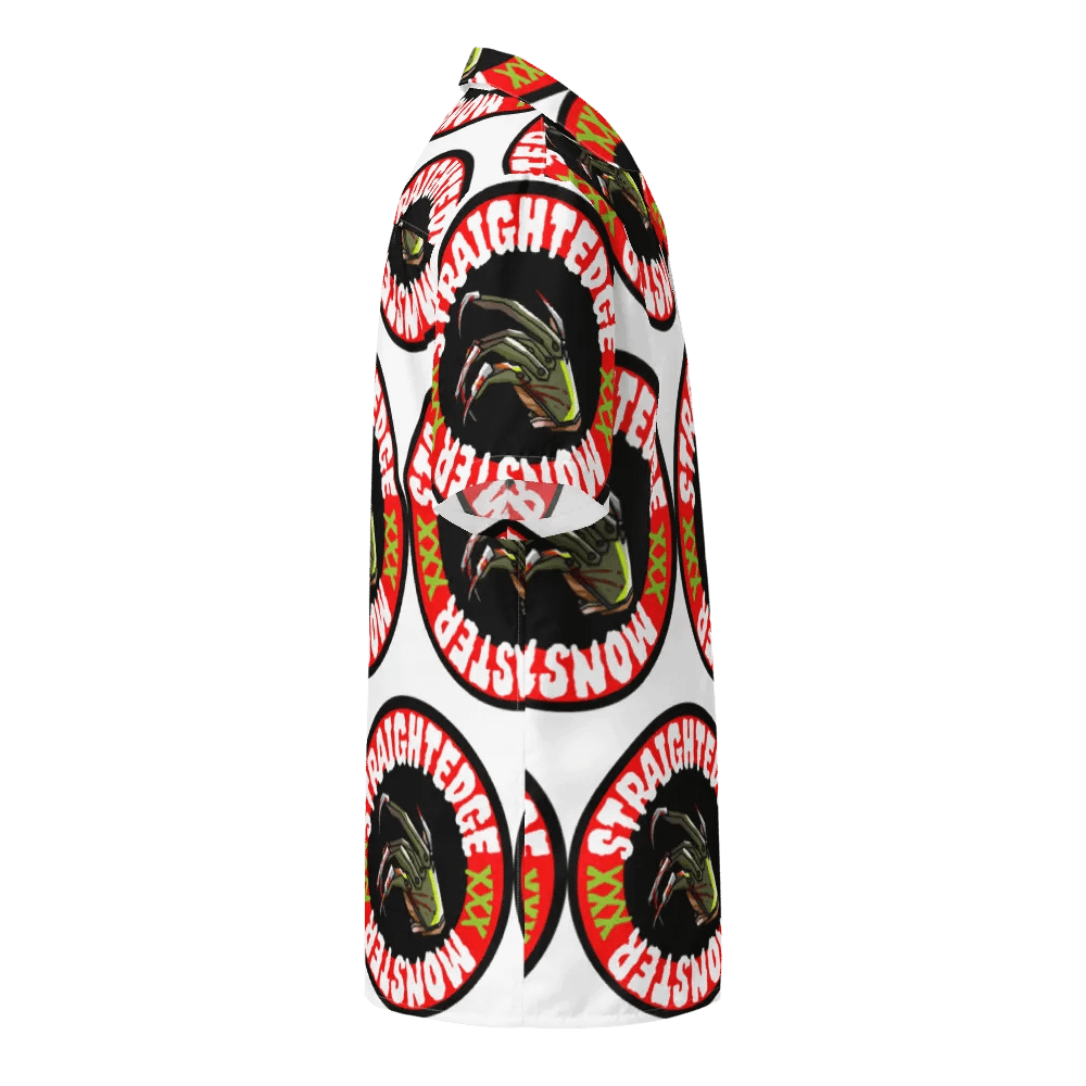 Straightedge Monster Freddy Logo Hawaiian Shirt product image (10)