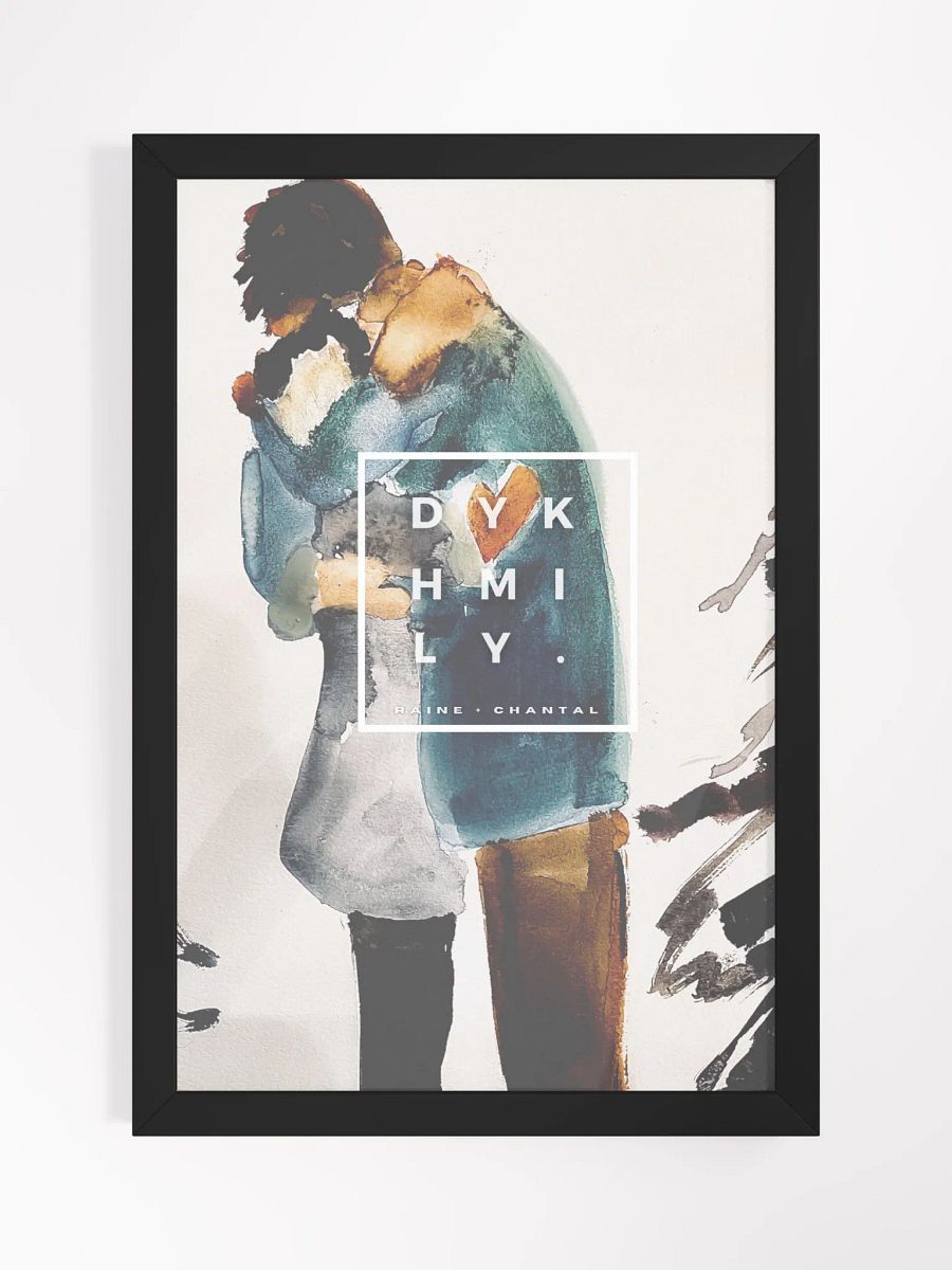 DYKHMILY Framed Original Watercolor Print painted by Chantal product image (1)