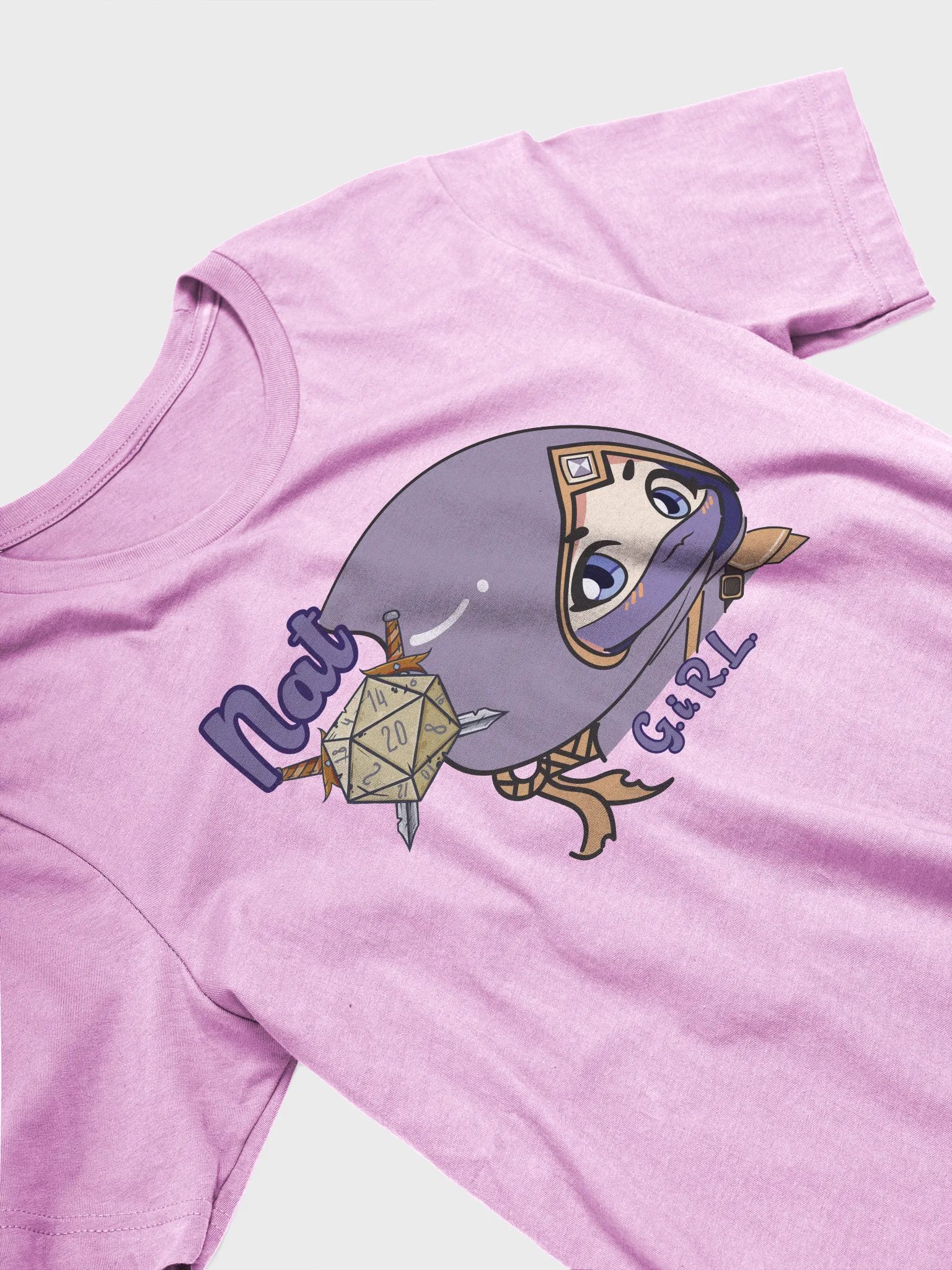 Gamer girl t-shirt - Nat 20 by G.i.R.L. product image (4)