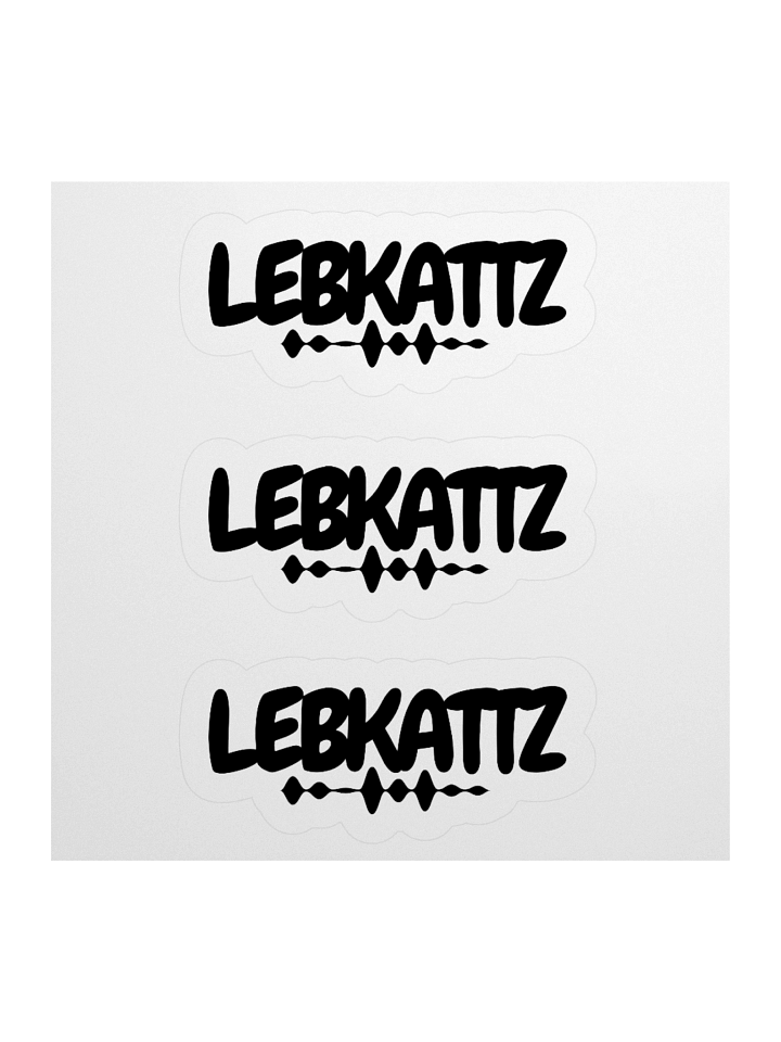 DJ LebKattz Logo Stickers product image (1)