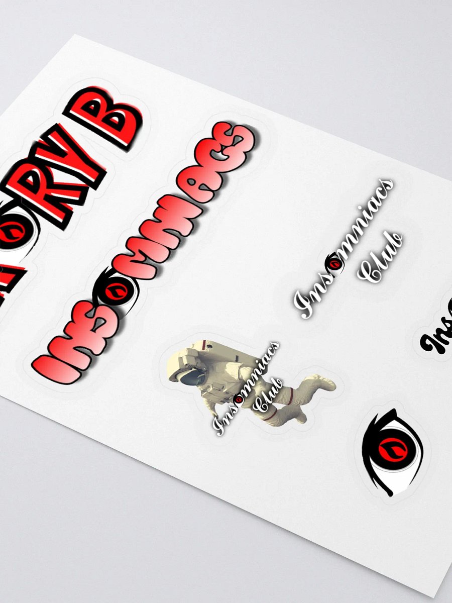 Insomniacs Club Sticker Sheet product image (2)