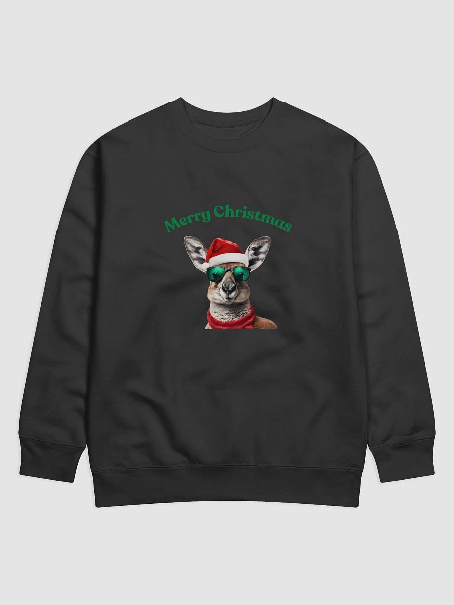 Festive Kangaroo Merry Christmas Sweatshirt - Green product image (1)