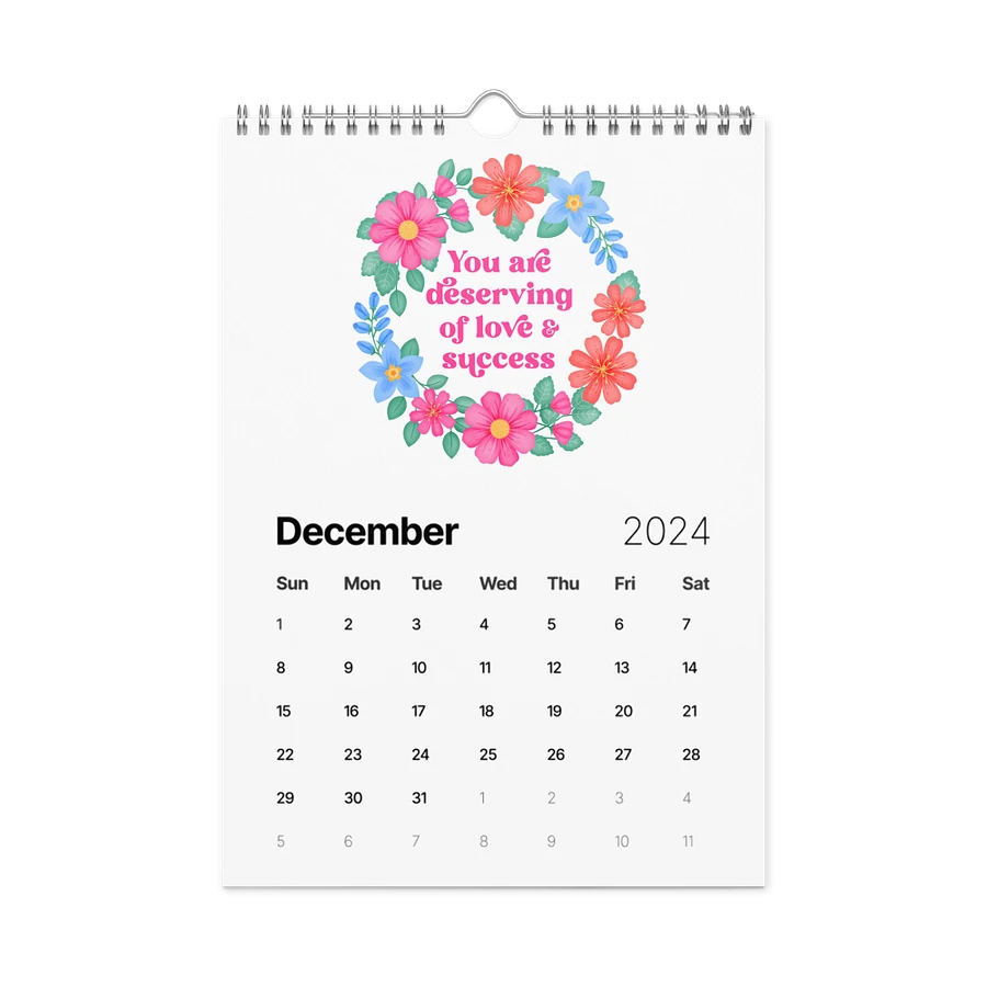 Vibrant Floral Motivational Quotes Calendar product image (16)