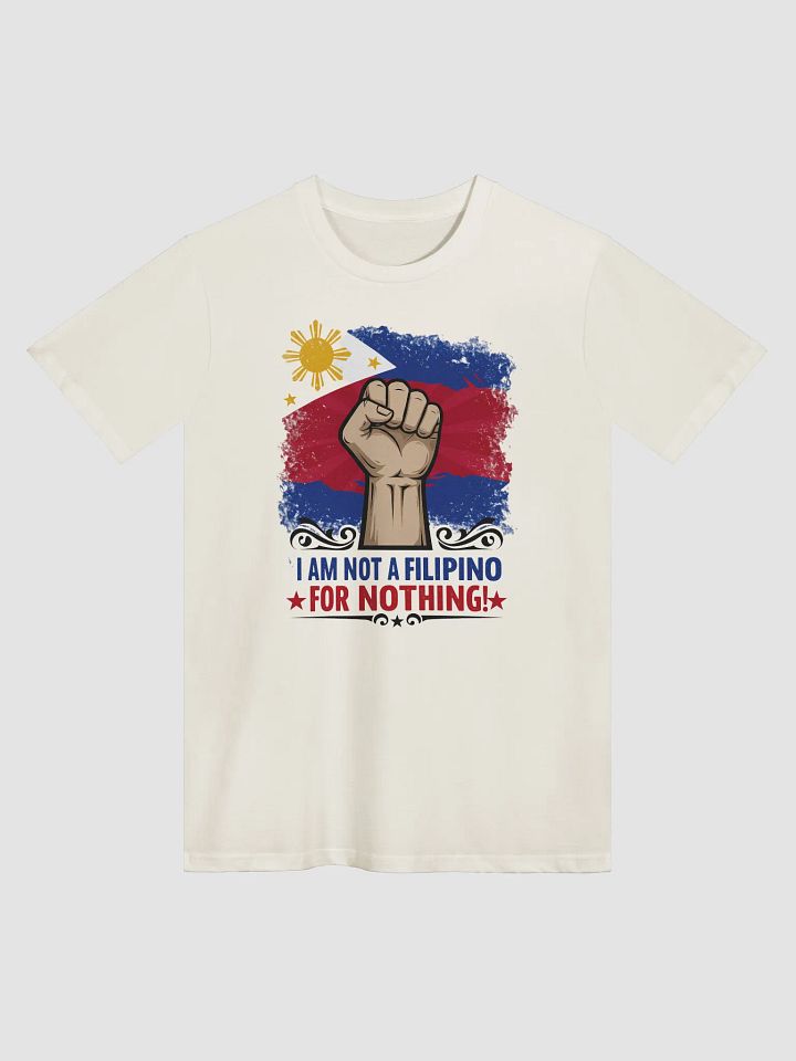 Proud Filipino Fist T-Shirt - Patriotic Philippines Heritage Tee product image (2)