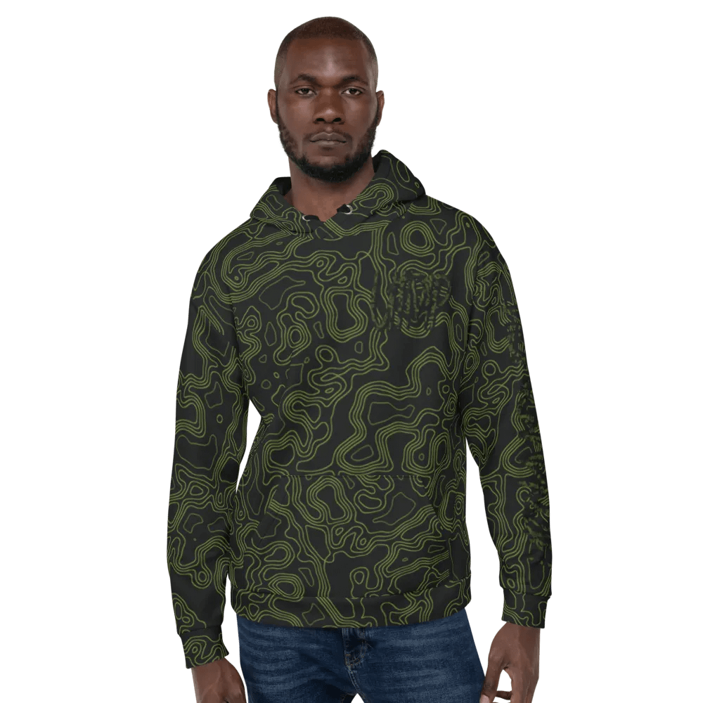 All-Over Print Hoodie - UTMP Topo Stealth Chest / Arm product image (6)