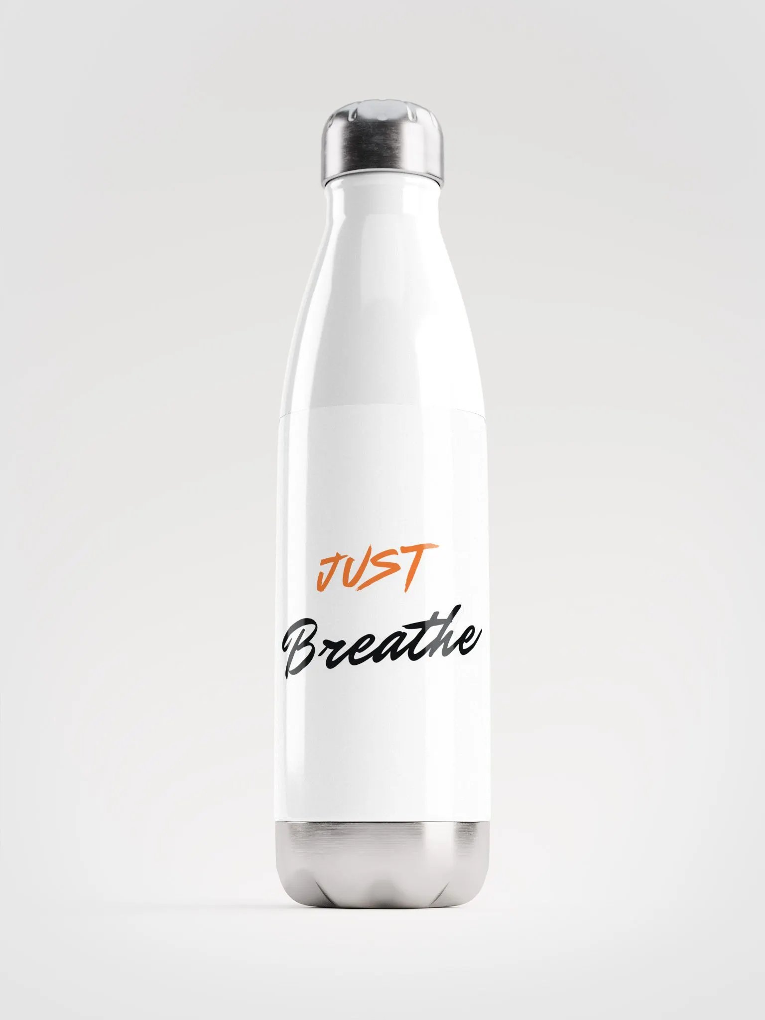 JUST Breathe Stainless Steel Water Bottle product image (1)