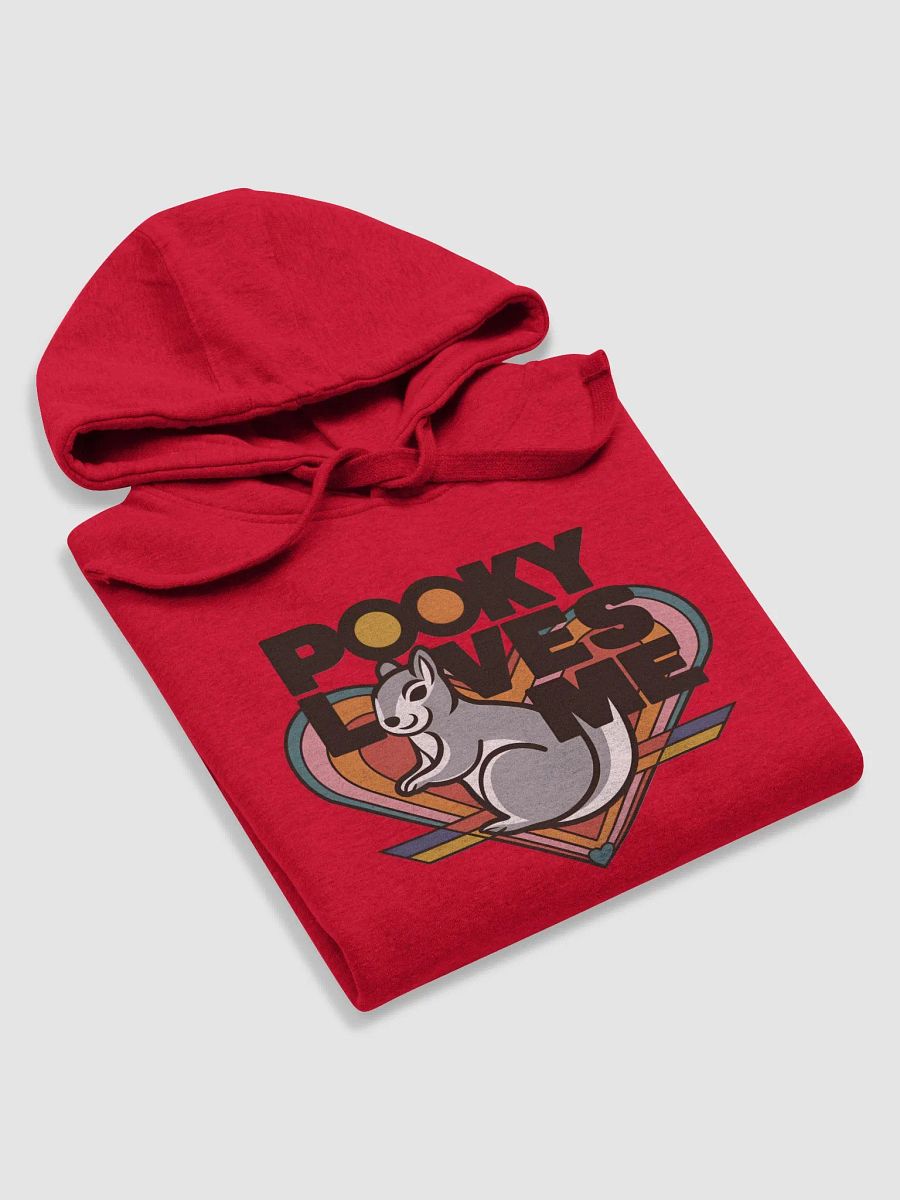 Super Soft and Comfy Hoodie: Pooky:Loves Me, Retro, heart grey squirrel product image (5)