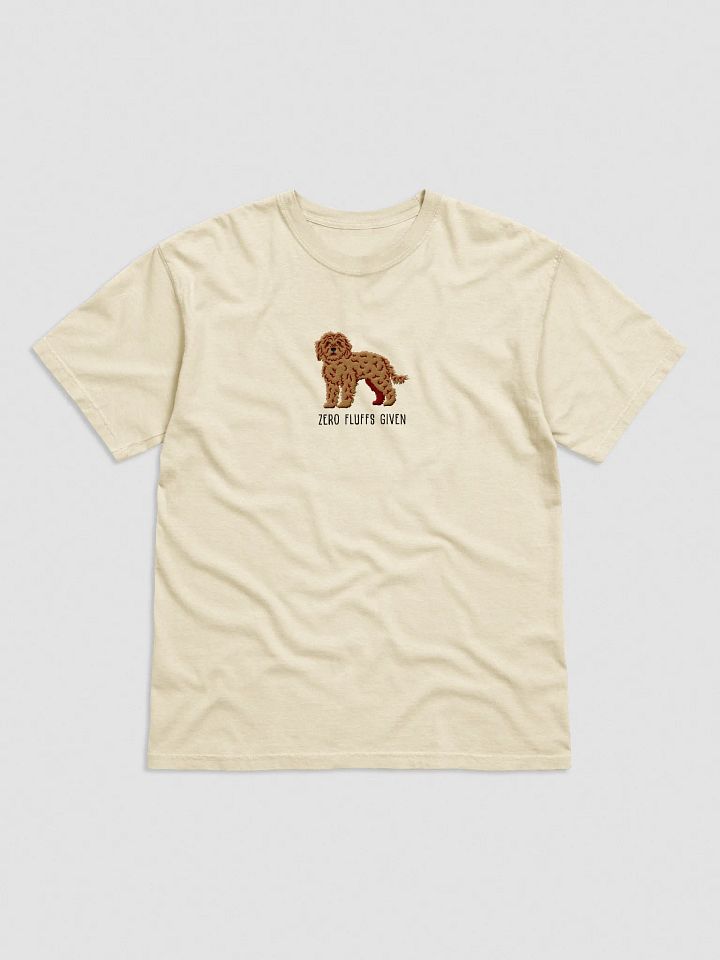 Zero Fluffs Given T-Shirt(Embroidered) of a Cockapoo product image (33)