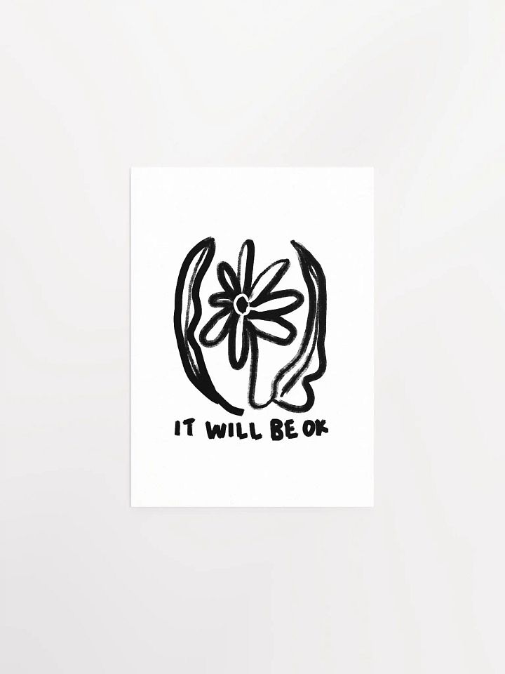 Be OK Art Print product image (9)