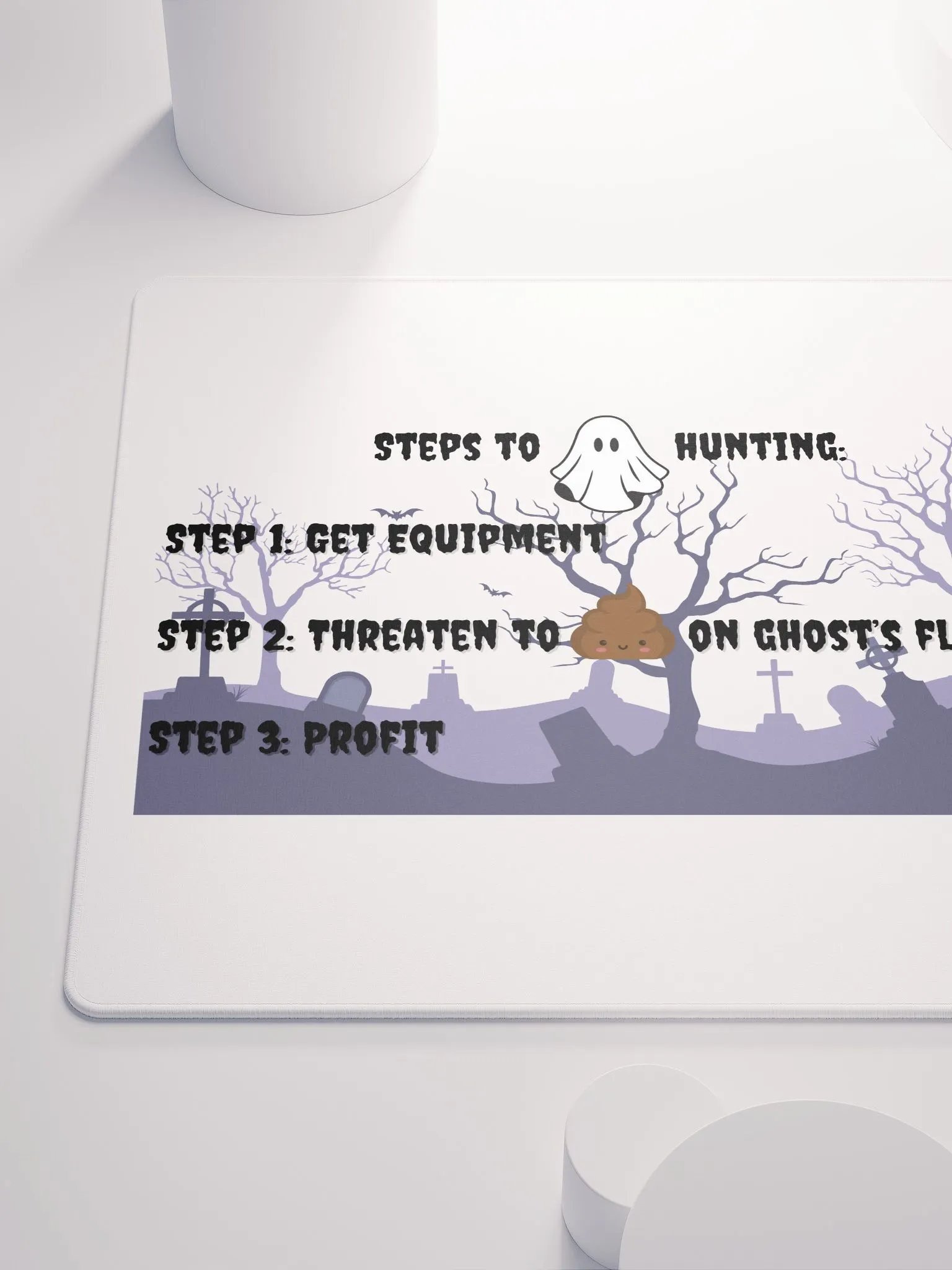 Ghost Hunting Steps Mousepad product image (6)