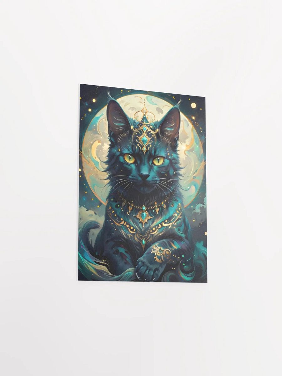 Majestic Lunar Cat Poster product image (9)