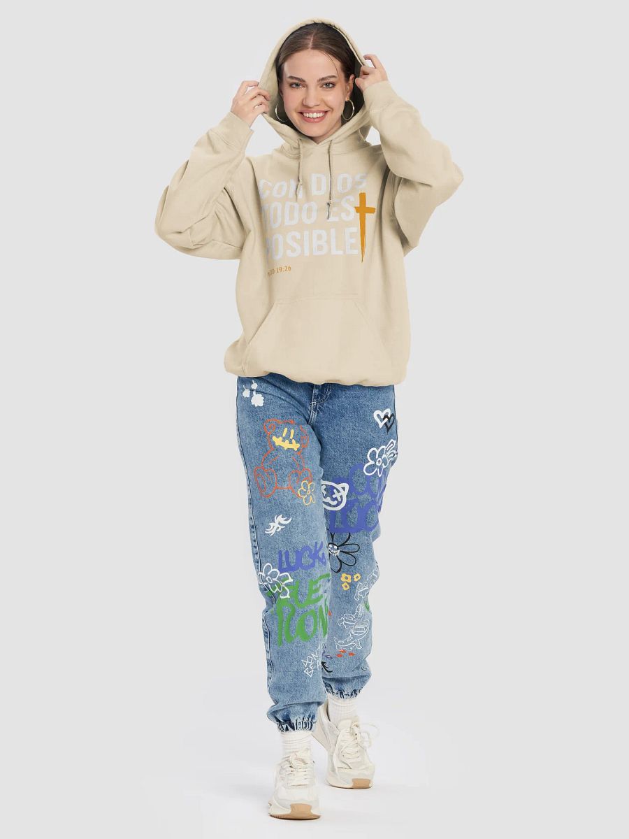 Sudadera Unisex Con Capucha | Con Dios todo es Posible product image (16)