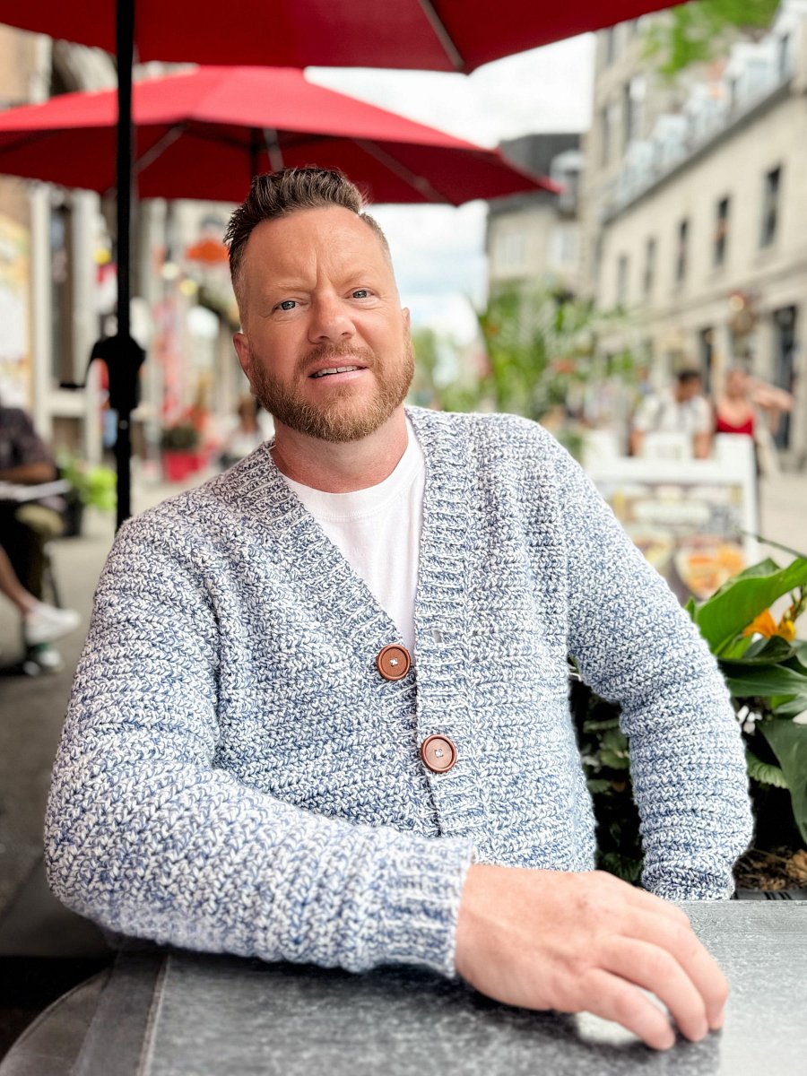 Men's Cobblestone Cardigan Crochet Pattern product image (5)