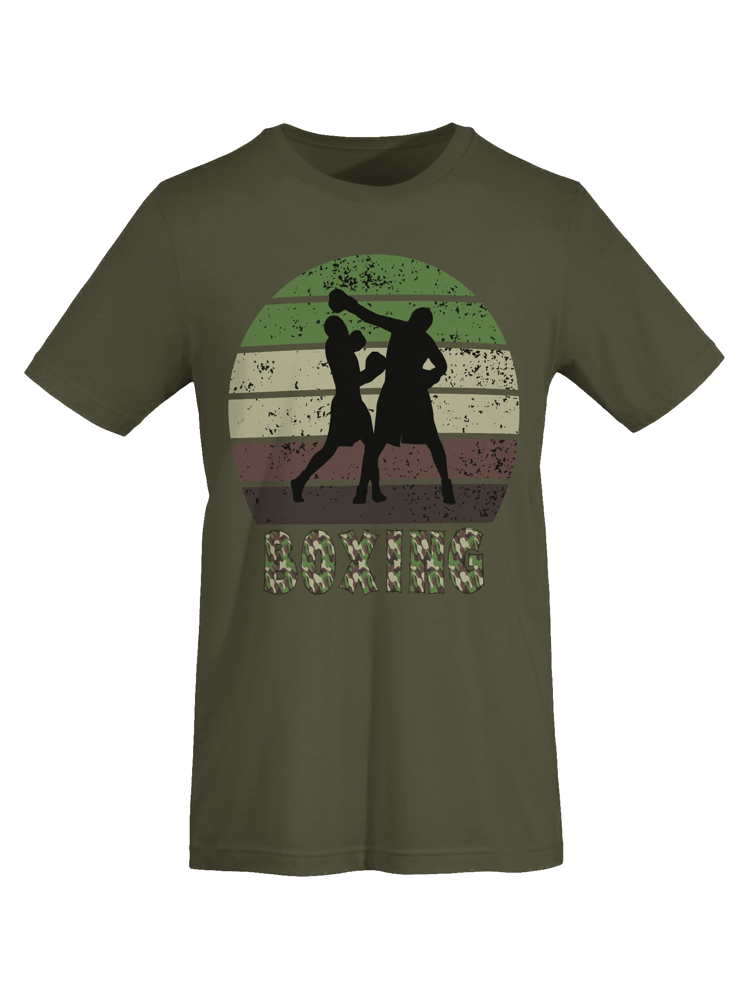 Boxing 'Vintage' Camo Style T-Shirt product image (56)