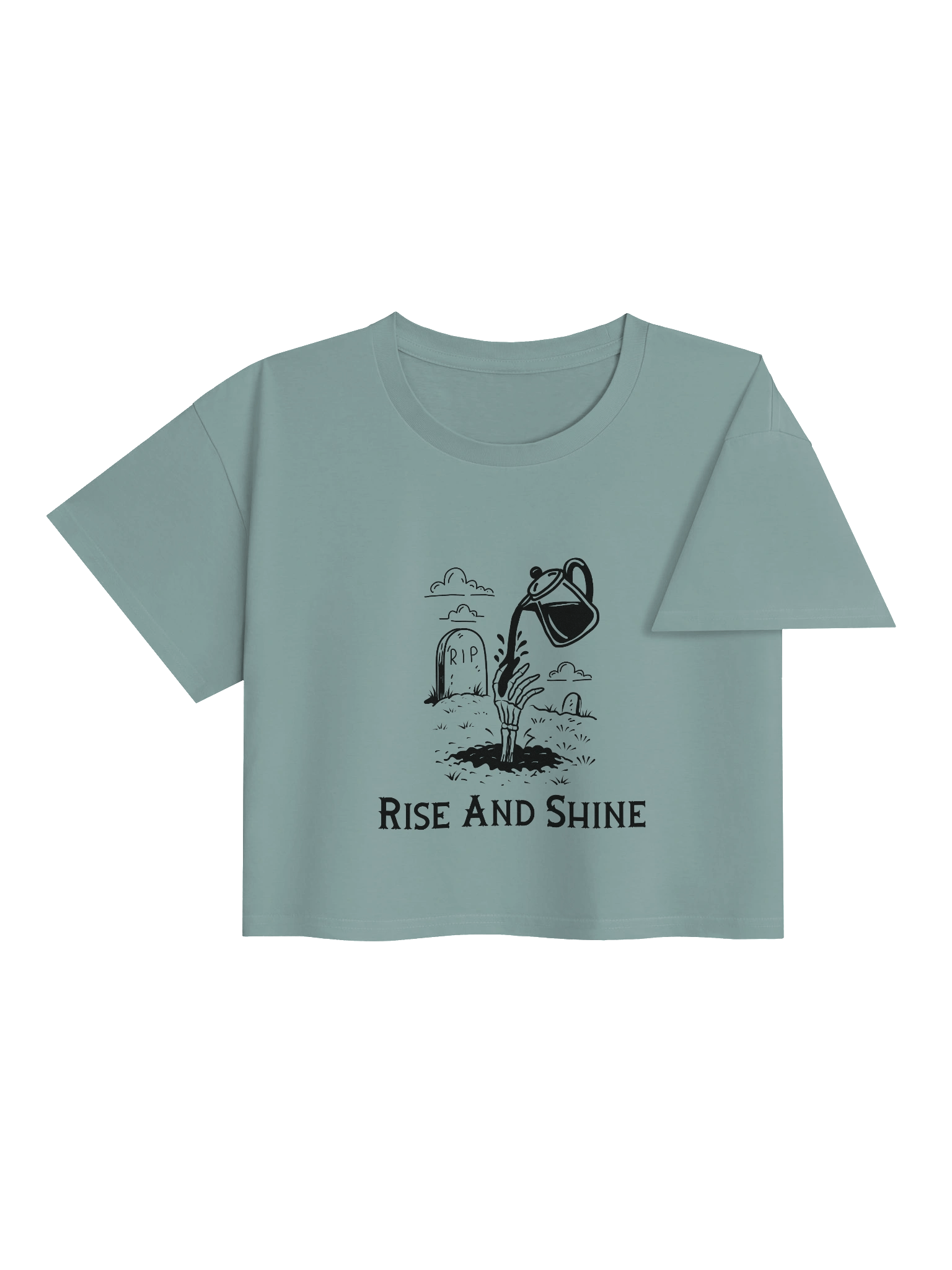 Rise and Shine Cropped Tee product image (4)