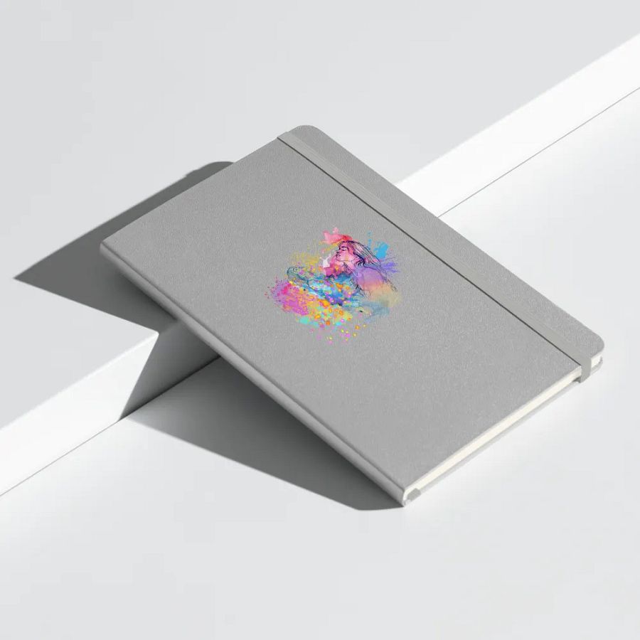 Vibrant Splatter Sisters Hardcover Notebook for arty friends moms daughters product image (9)