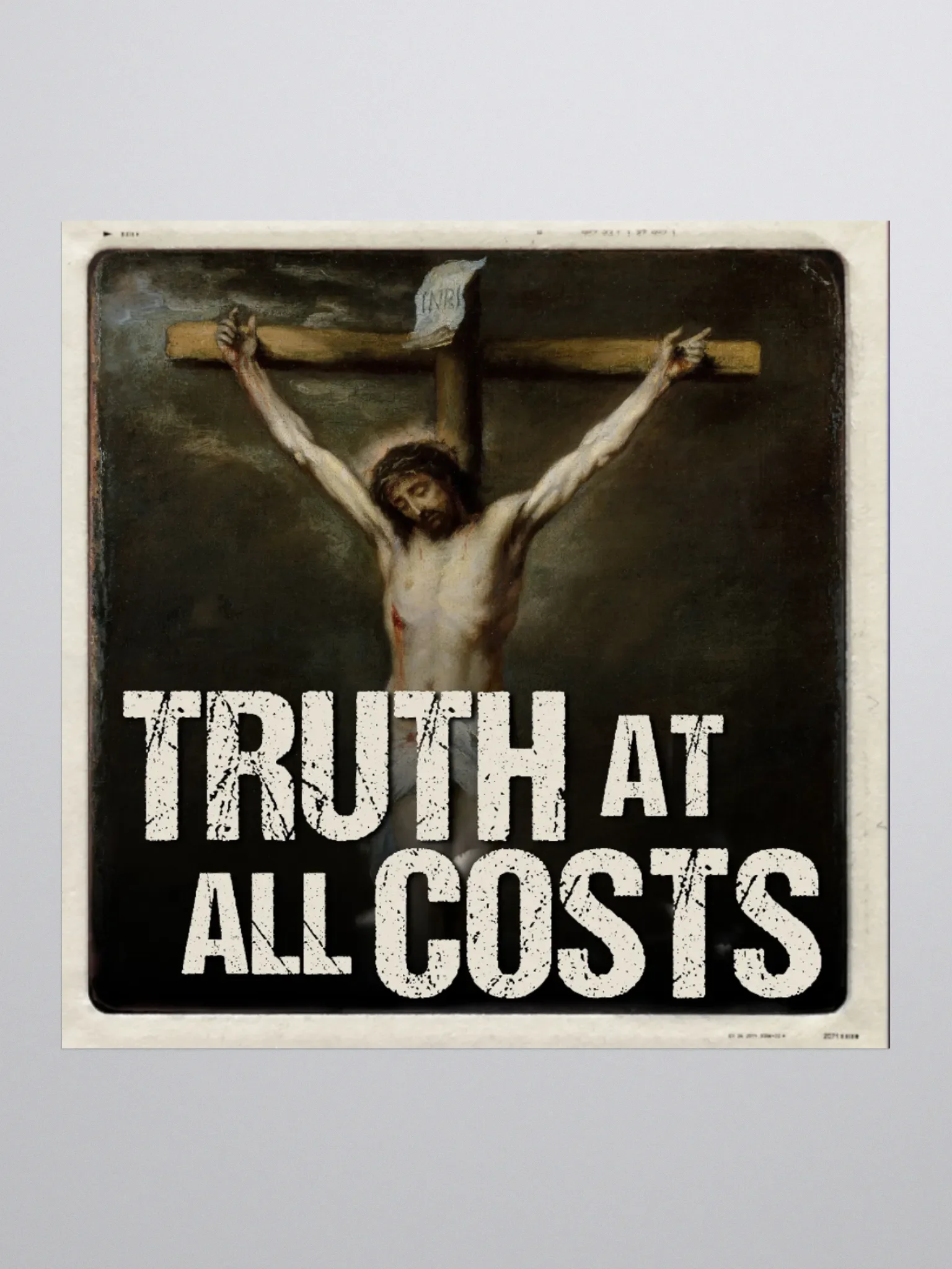 Truth at All Costs podcast art sticker product image (1)