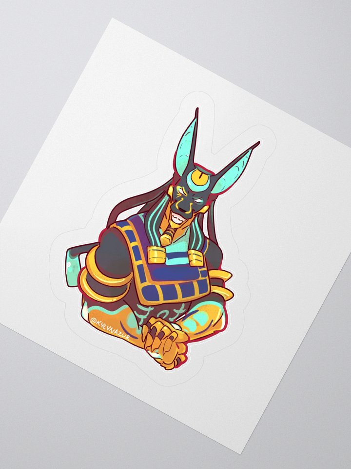 Cyber Anubis Sticker product image (6)