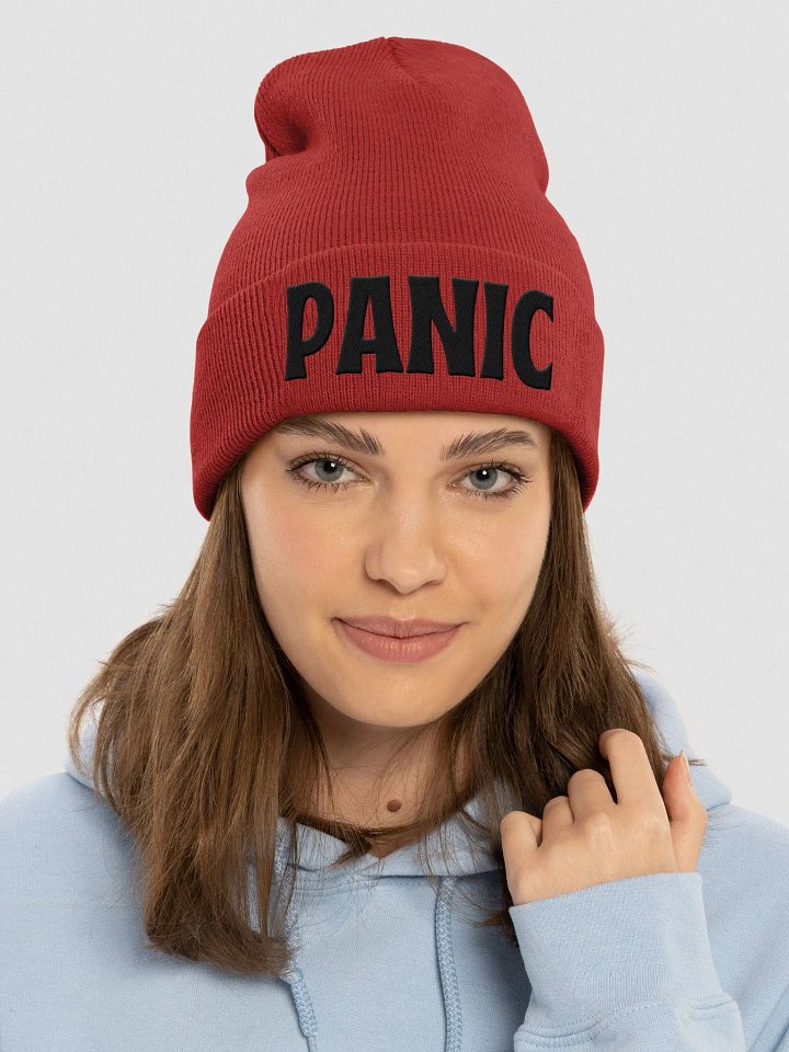 Panic Beanie Red and Gold product image (1)