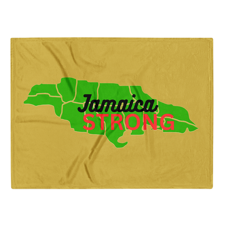 Jamaica STRONG Throw Blanket product image (1)