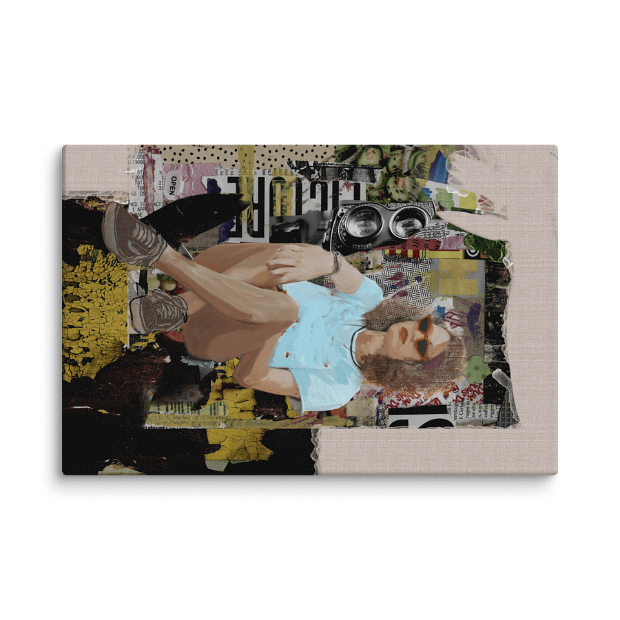 Art collage on Canvas product image (1)