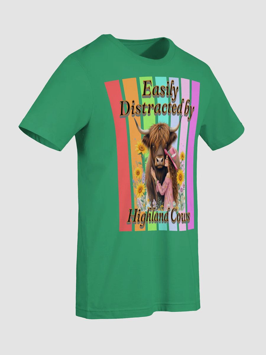Easily Distracted By Highland Cows T-Shirt product image (30)