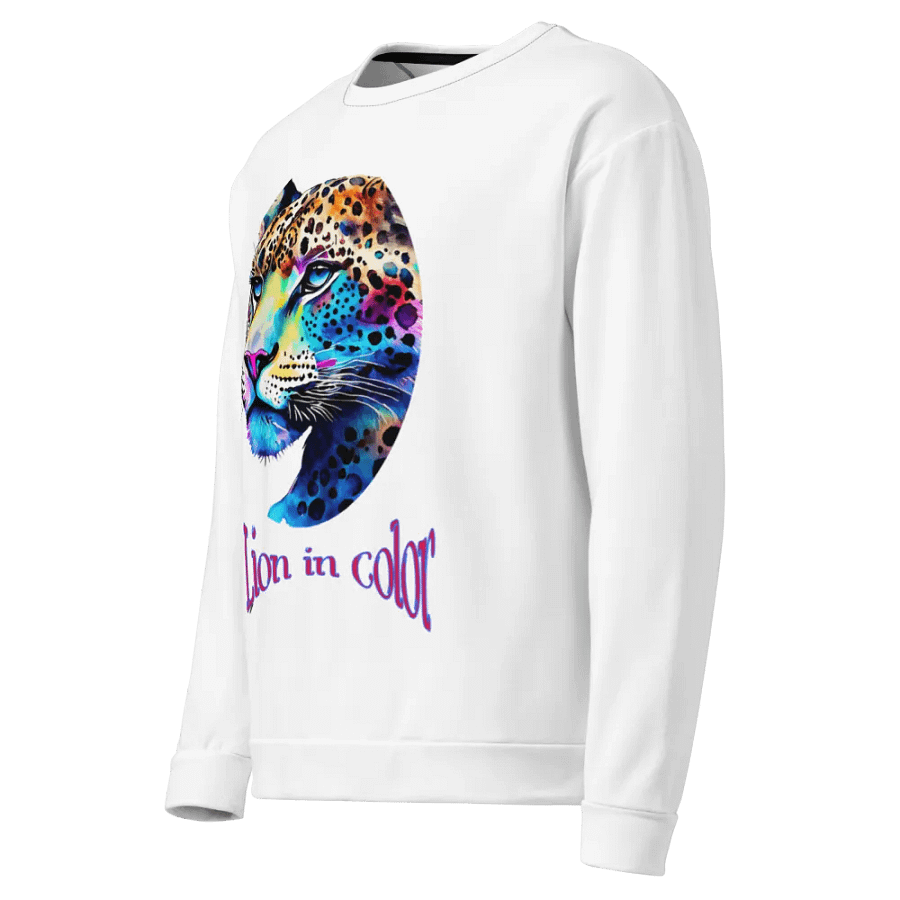 Vibrant Leopard All-Over Print Sweatshirt product image (3)