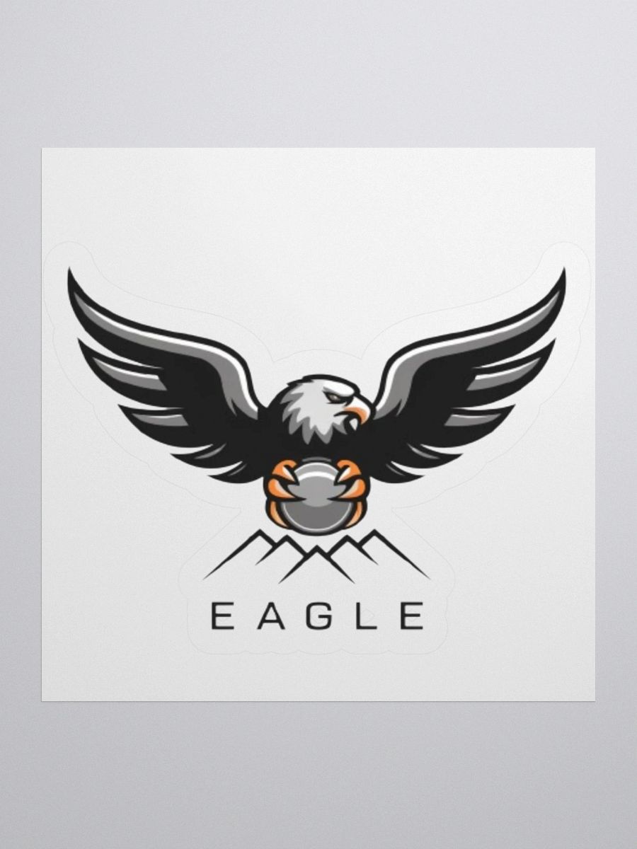 Majestic Eagle Vinyl Sticker - Nature-Inspired Design product image (1)