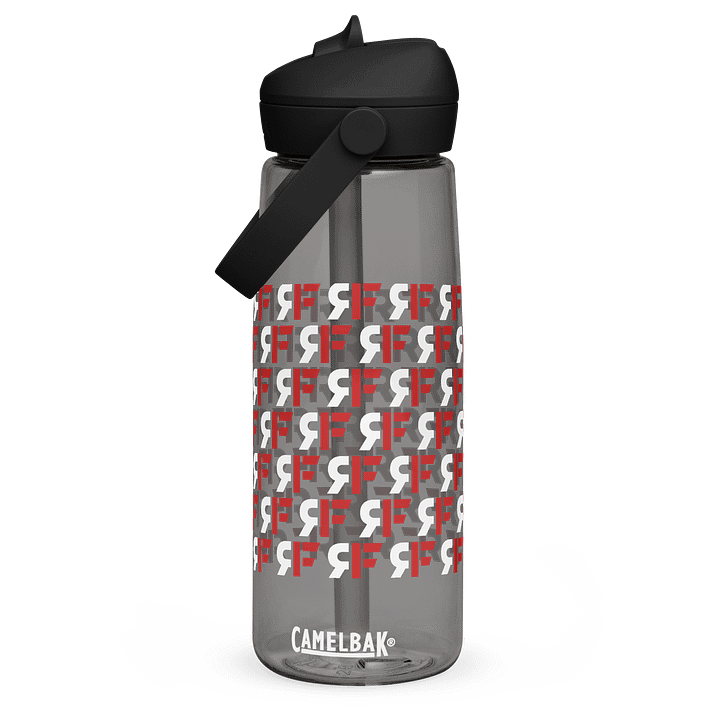 RFG Logo Thrive® Geometric Grid Flip Straw Bottle product image (3)