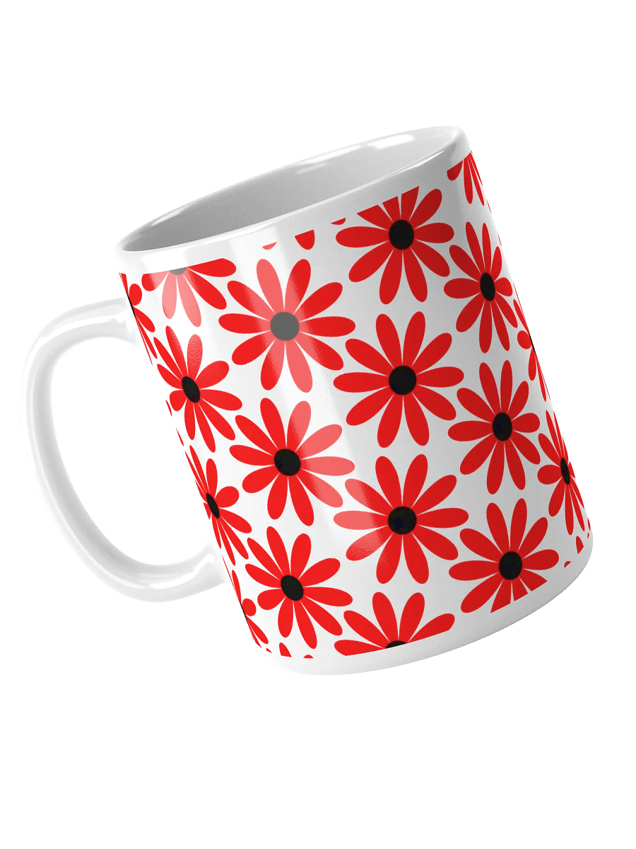 Starry Red Dream White Glossy Mug product image (7)