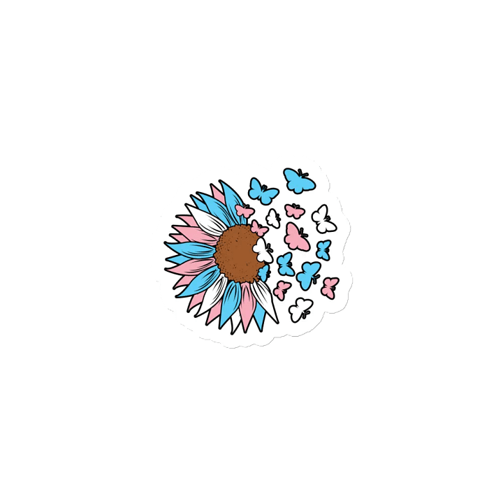 Trans Sunflower Magnet product image (1)