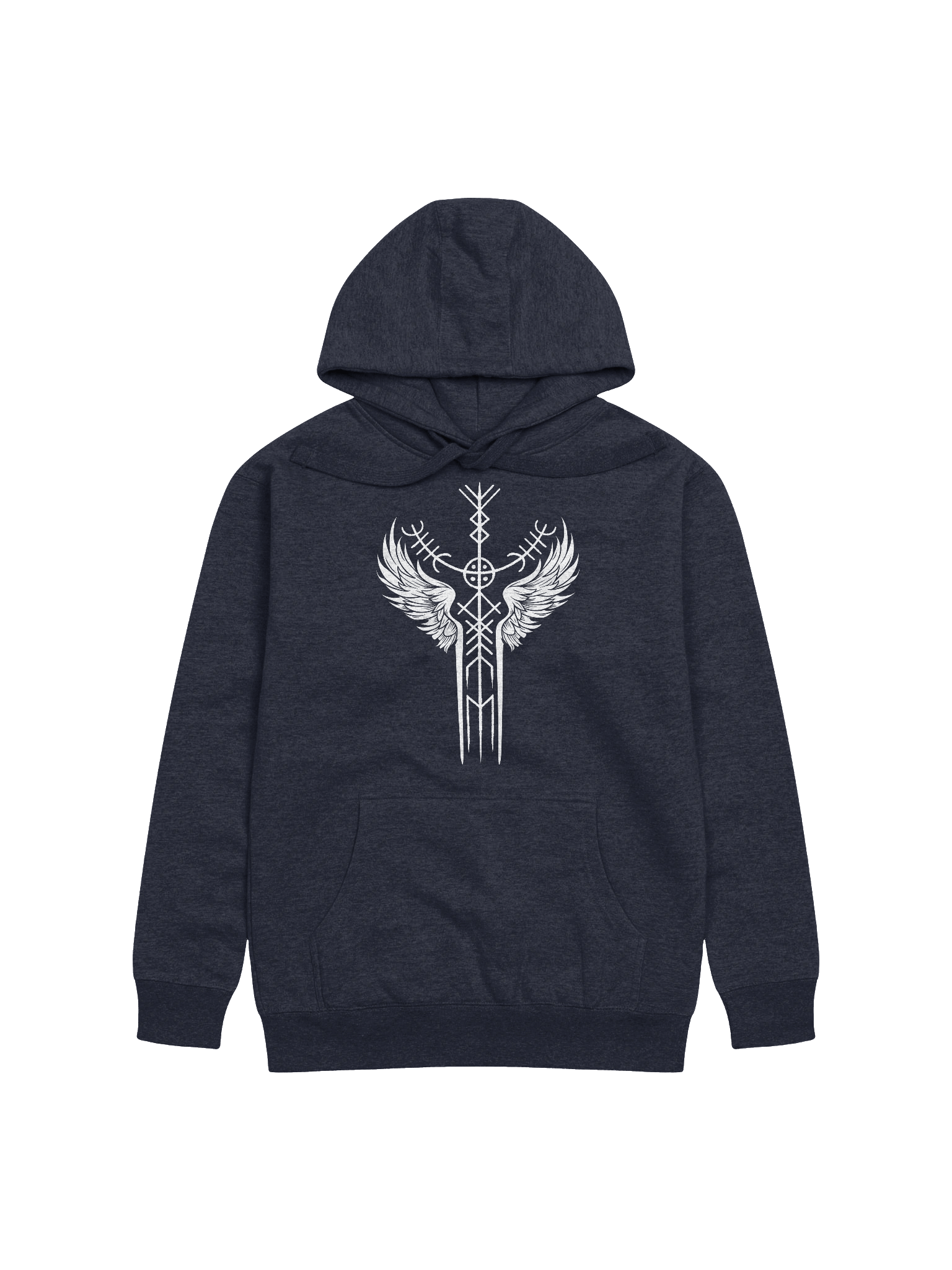The Valkyrie Stave Premium Hoodie (white print) product image (7)